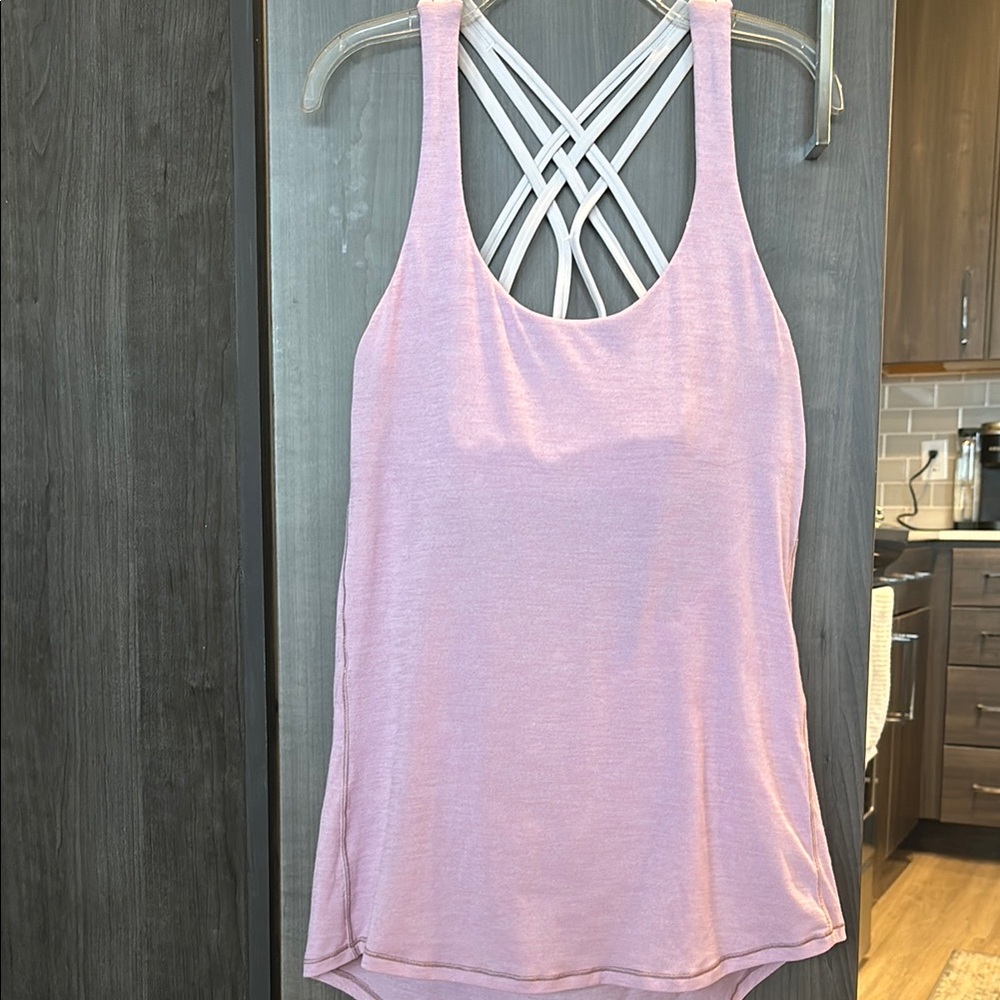 Lululemon tank top with attached sports bra